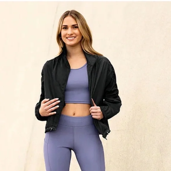 NWT Black Windbreaker Lumi Collective - Picture 7 of 7